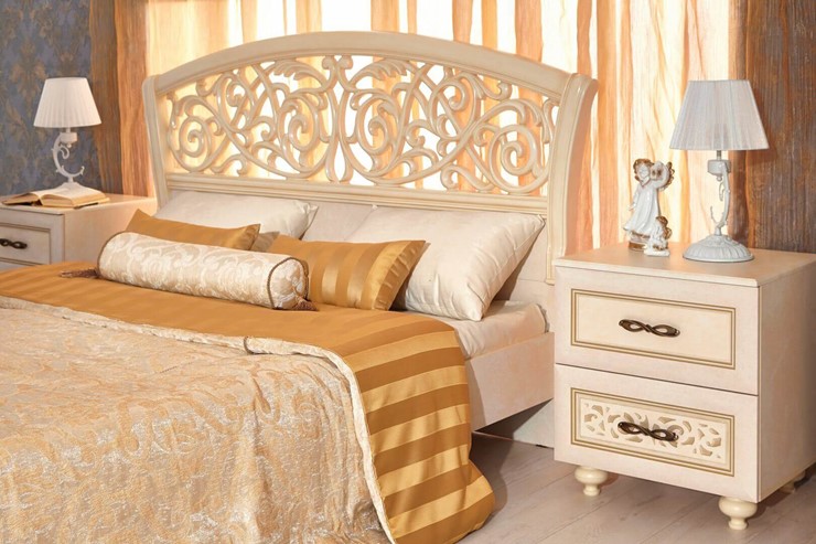 Гарнитур в спальню Александрия, кровать, 2 тумбочки, Ленто в Архангельске - изображение 10