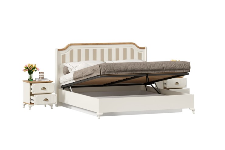 Гарнитур спальный Вилладжио, набор 4 (кровать 1800 с механизмом) в Архангельске - изображение 1