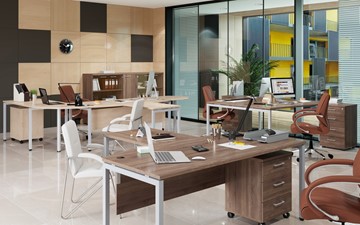 Офисный комплект мебели Xten S 1 - один стол с приставным брифингом в Архангельске - предосмотр