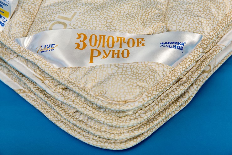 Одеяло всесезонное полутороспальное Золотое Руно в Архангельске - изображение 1