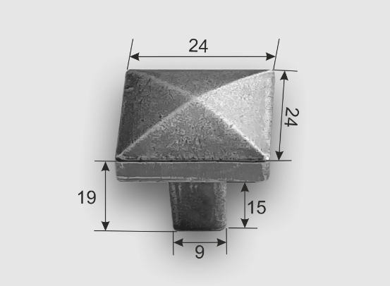 Ручка кнопка 0001 (0) Античное серебро в Архангельске - изображение 1