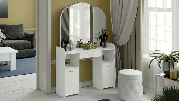 Стол туалетный София Т2, цвет Белый в Архангельске - изображение