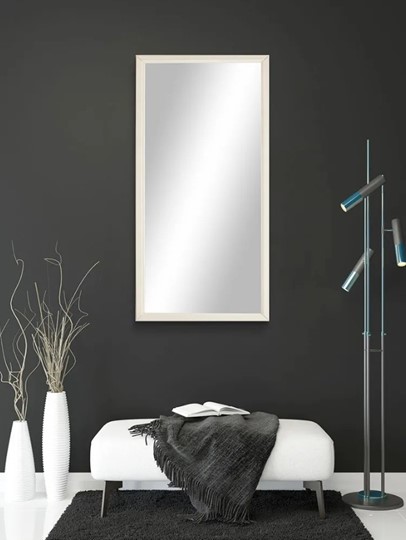 Зеркало навесное в спальню Ника (Слоновая кость) 119,5 см x 60 см в Архангельске - изображение 6