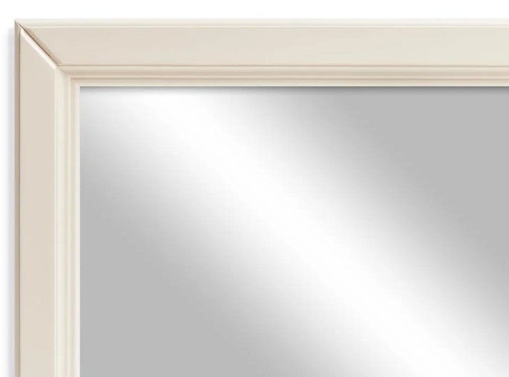 Зеркало навесное в спальню Ника (Слоновая кость) 119,5 см x 60 см в Архангельске - изображение 7