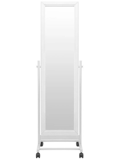 Зеркало напольное в спальню BeautyStyle 27 (135х42,5см) Белое в Архангельске - изображение 1