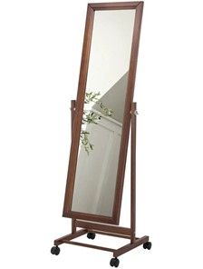 Напольное зеркало в спальню BeautyStyle 27 (135х42,5см) Средне-коричневый в Архангельске - предосмотр 6