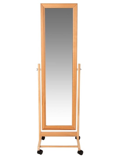 Напольное зеркало BeautyStyle 27 (135х42,5см) Светло-коричневый в Архангельске - изображение 1