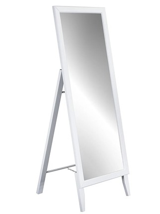 Зеркало напольное в гардероб BeautyStyle 29 (131х47,1х41,5см) Белый в Архангельске - изображение