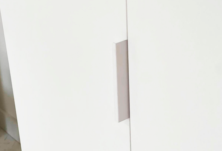 Шкаф двухдверный с ящиками Зефир 108.01 (белое дерево/пудра розовая (эмаль)) в Архангельске - изображение 5