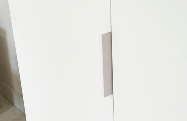 Шкаф двухдверный с ящиками Зефир 120.01 (белое дерево/пудра розовая (эмаль)) в Архангельске - изображение 7