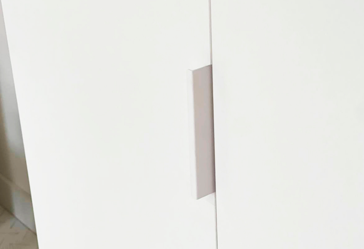 Трехдверный шкаф Зефир 109.02 (белое дерево/пудра розовая (эмаль)) в Архангельске - изображение 6