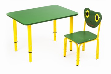 Растущий стол Кузя (Зеленый, Желтый) в Архангельске - предосмотр 1