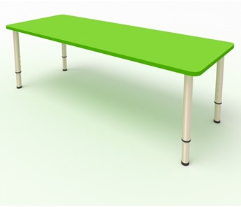 Стол для детей 2-местный  (по одну сторону столешн.) СДО-3 (0-3) зеленый в Архангельске