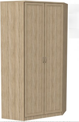 Шкаф распашной 403 несимметричный, цвет Дуб Сонома в Архангельске - изображение