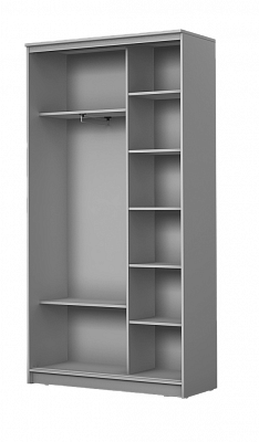 Шкаф 2-х дверный Хит-22-4-12-77-22, 2200х1200х420, Бетон Белый в Архангельске - изображение 1