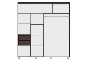 Шкаф 2-х створчатый Комфорт №12 2.0 с фигурными зеркалами, Дуб сонома в Архангельске - предосмотр 1