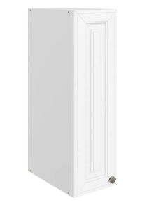 Настенный шкаф Мишель L200 H720 (1 дв. гл.) эмаль (белый/белый) в Архангельске - предосмотр