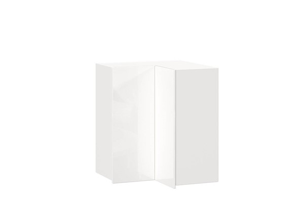 Шкаф кухонный угловой Шервуд, ЛД 281.500.000.169, белый/белый глянец в Архангельске - изображение