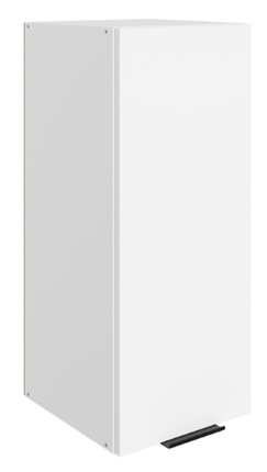 Шкаф настенный Стоун L300 Н720 (1 дв. гл.) (белый/джелато софттач) в Архангельске - изображение
