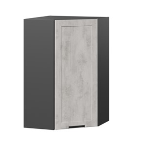 Угловой кухонный шкаф 600 высокий Джамис ЛД 296.620.000.075, Чёрный/Белый камень в Архангельске