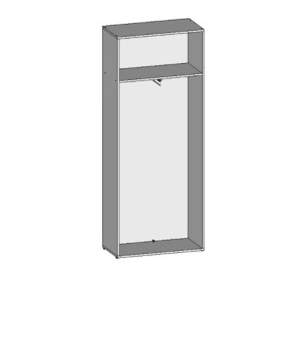Шкаф для одежды НШ-5г, Серый в Архангельске - изображение 1