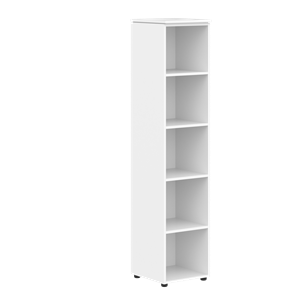 Высокий шкаф колонна MORRIS Дуб Базель/Белый MHC 42 (429х423х1956) в Архангельске - предосмотр