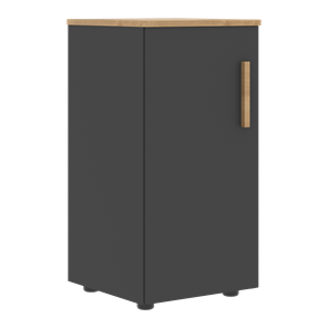 Низкий шкаф колонна с глухой дверью левой FORTA Графит-Дуб Гамильтон  FLC 40.1 (L) (399х404х801) в Архангельске - предосмотр