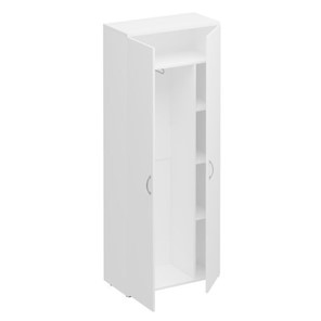 Шкаф для одежды с дополнением Комфорт КФ, белый премиум (80x38x200) К.531 ДШ в Архангельске