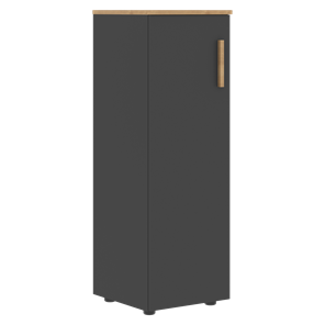 Шкаф колонна средний с левой дверью FORTA Графит-Дуб Гамильтон   FMC 40.1 (L) (399х404х801) в Архангельске