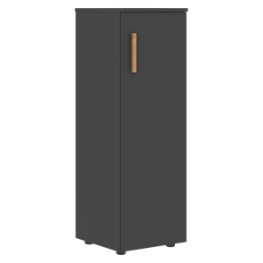 Средний шкаф колонна с глухой дверью правой FORTA Черный Графит  FMC 40.1 (R) (399х404х801) в Архангельске