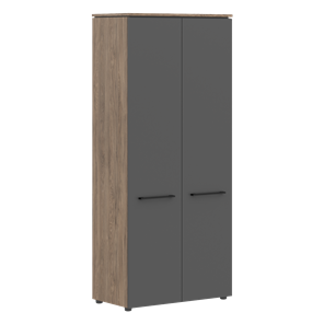 Шкаф гардероб с глухими дверьми MORRIS TREND Антрацит/Кария Пальмира MCW 85 (854х423х1956) в Архангельске - предосмотр