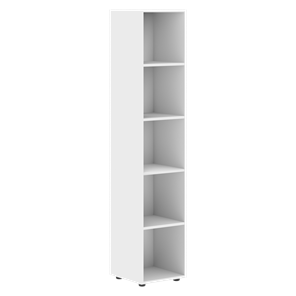 Высокий шкаф колонна с глухой дверью FORTA Белый-Дуб Гамильтон  FHC 40.1 (L/R) (399х404х1965) в Архангельске - предосмотр 1