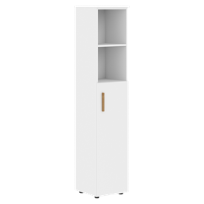 Высокий шкаф колонна с глухой средней дверью правой FORTA Белый FHC 40.5 (R) (399х404х1965) в Архангельске - предосмотр