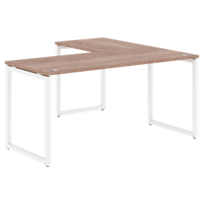 Письменный стол угловой левый XTEN-Q Дуб-сонома- белый XQCT 1615 (L) (1600х1500х750) в Архангельске