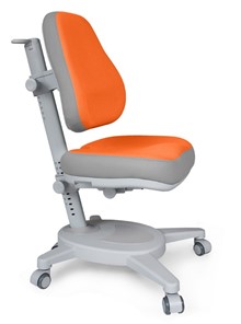 Растущее кресло Mealux Onyx (Y-110) OG  - серое + чехол оранжевый с серыми вставками в Архангельске