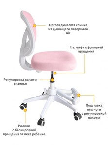 Растущий стул Ergokids Soft Air Lite Pink (Y-240 Lite KP) в Архангельске - предосмотр 1