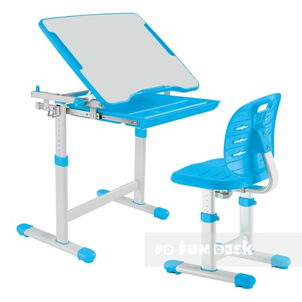 Растущий стол и стул Piccolino III Blue в Архангельске - изображение