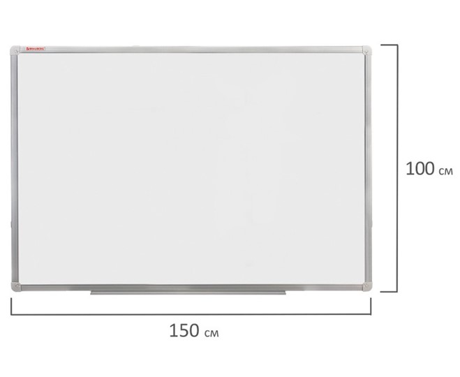 Доска магнитно-маркерная BRAUBERG 100х150 см, алюминиевая рамка в Архангельске - изображение 8