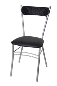 Кухонный стул Бистро Софт СРП-080С Эмаль, с мягкой спинкой Экотекс черный в Архангельске